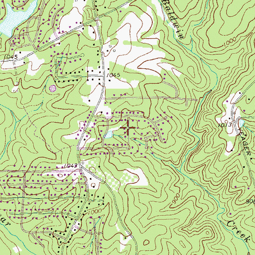 Topographic Map of Orchard Park, GA