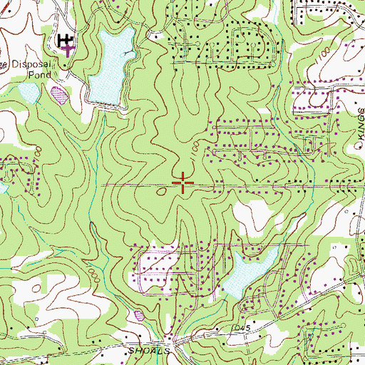 Topographic Map of Seminole Valley, GA