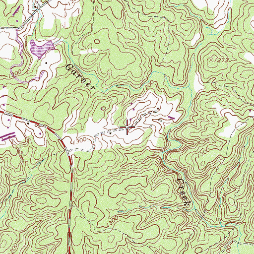 Topographic Map of Living Word Tabernacle, GA
