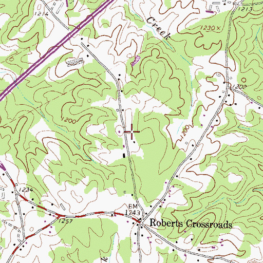 Topographic Map of Bristol School (historical), GA