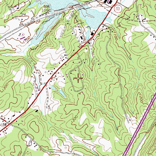 Topographic Map of Forest Park, GA