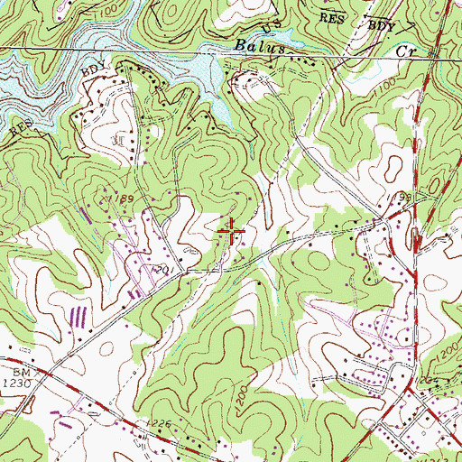 Topographic Map of Holiday Villa, GA