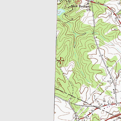 Topographic Map of Lake Forest, GA
