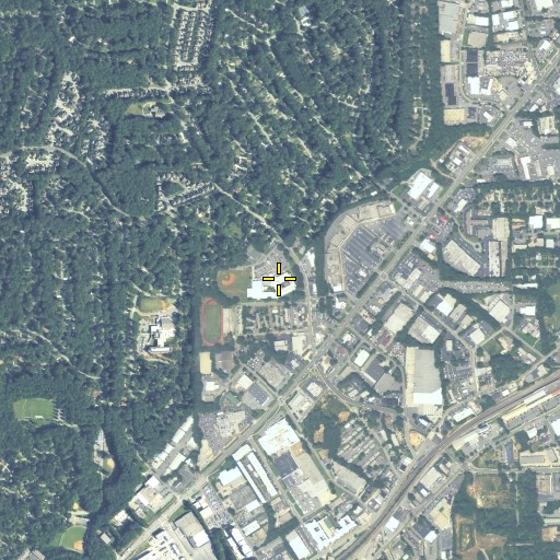 Aerial/Satellite Image of Chamblee High School, GA