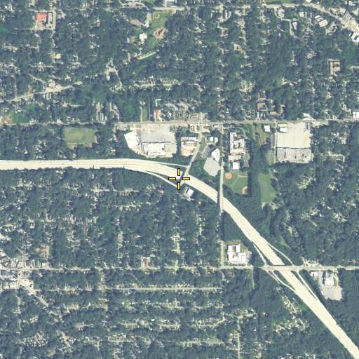 Aerial/Satellite Image of Exit 29, GA