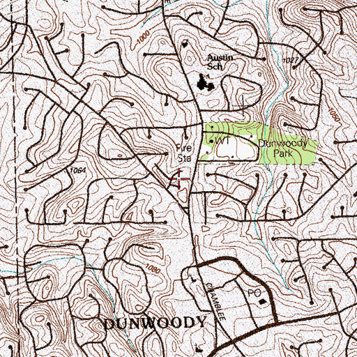 Topographic Map of Fairfield, GA