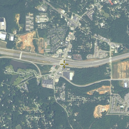 Aerial/Satellite Image of Interchange 38, GA