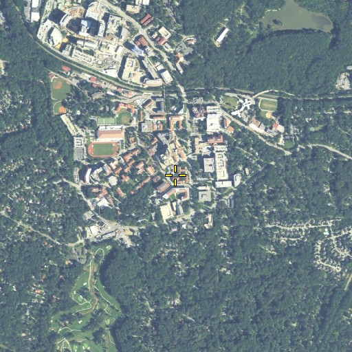 Aerial/Satellite Image of Smith Hall, GA