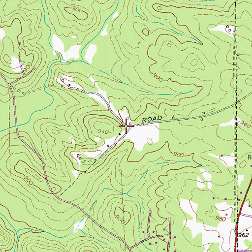 Topographic Map of Stoney Brook Plantation, GA