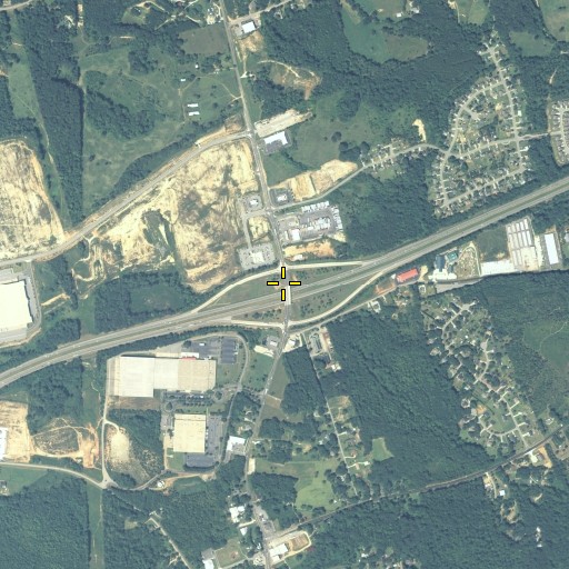 Aerial/Satellite Image of Exit 49, GA