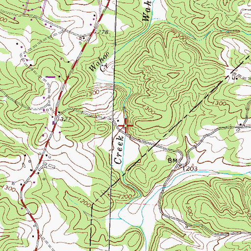 Topographic Map of Harkins Mill (historical), GA
