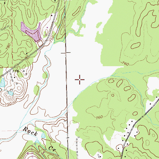 Topographic Map of Murray County, GA