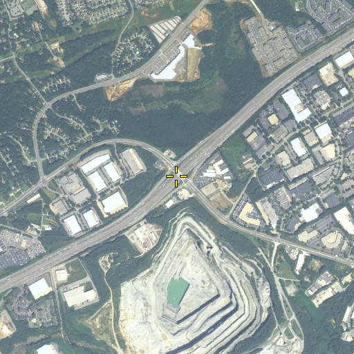 Aerial/Satellite Image of Exit 39, GA