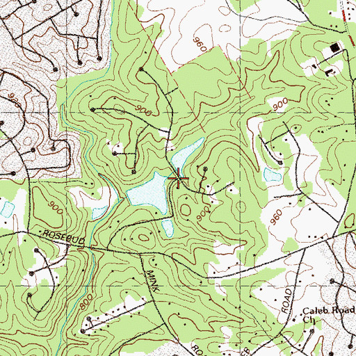 Topographic Map of Lochwolde, GA
