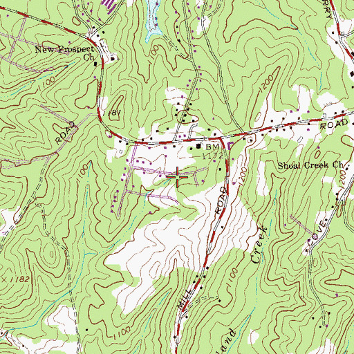 Topographic Map of Northwest Harbor, GA