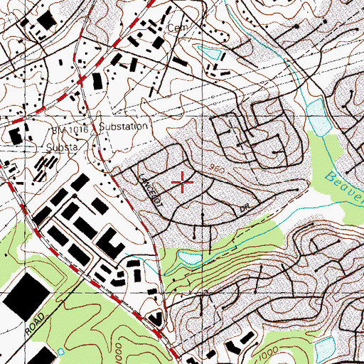 Topographic Map of Sheffield Forest, GA