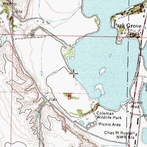 Topographic Map of Midway (historical), MT
