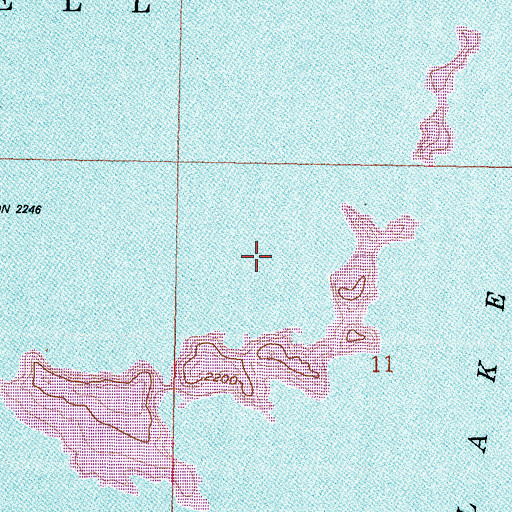 Topographic Map of Lismas Post Office (historical), MT