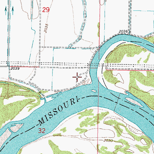 Topographic Map of Fort Copeland (historical), MT