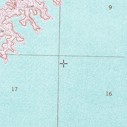 Topographic Map of Eight Point Post Office (historical), MT