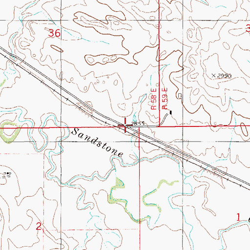 Topographic Map of Tonquin (historical), MT