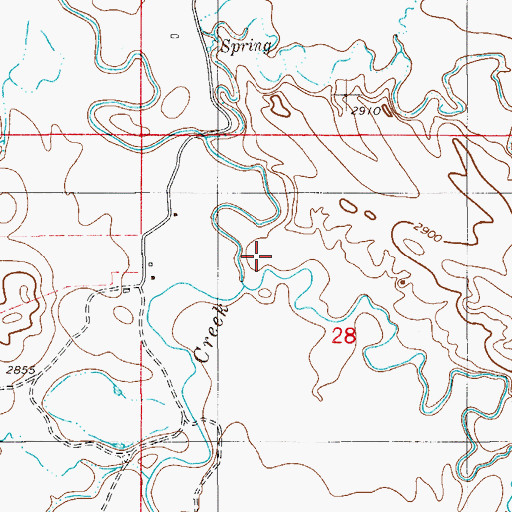 Topographic Map of McLean (historical), MT