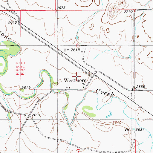 Topographic Map of Congregational Church (historical), MT