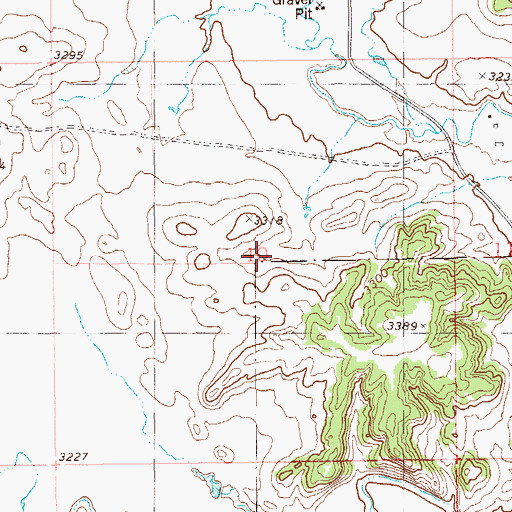 Topographic Map of Midland Post Office (historical), MT