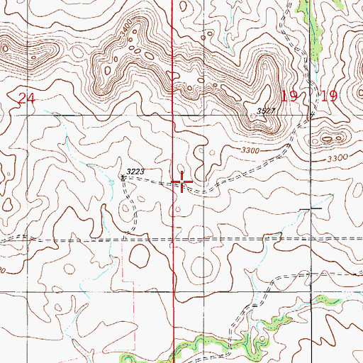 Topographic Map of Calumet Post Office (historical), MT