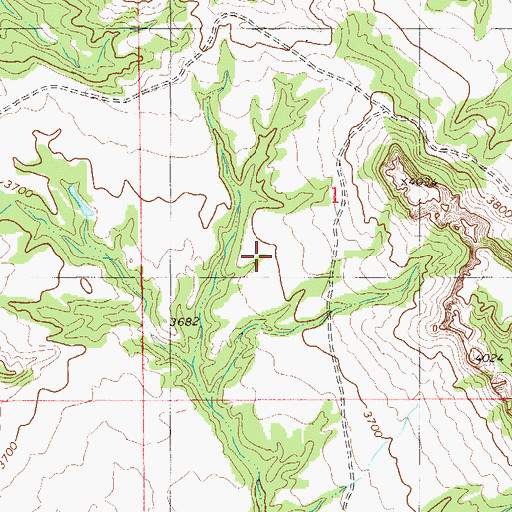 Topographic Map of Arp Post Office (historical), MT
