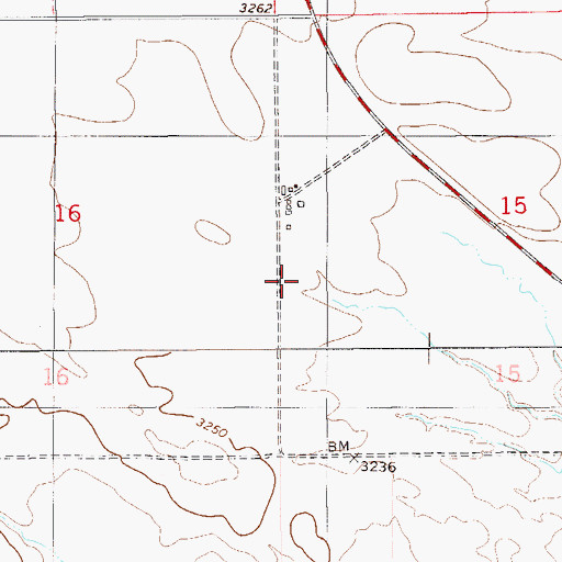 Topographic Map of Elgin (historical), MT