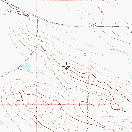 Topographic Map of Sykes Post Office (historical), MT