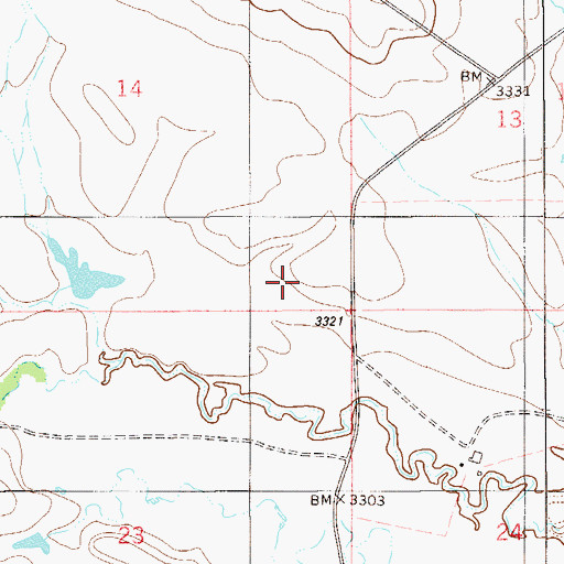 Topographic Map of Ewalt School (historical), MT