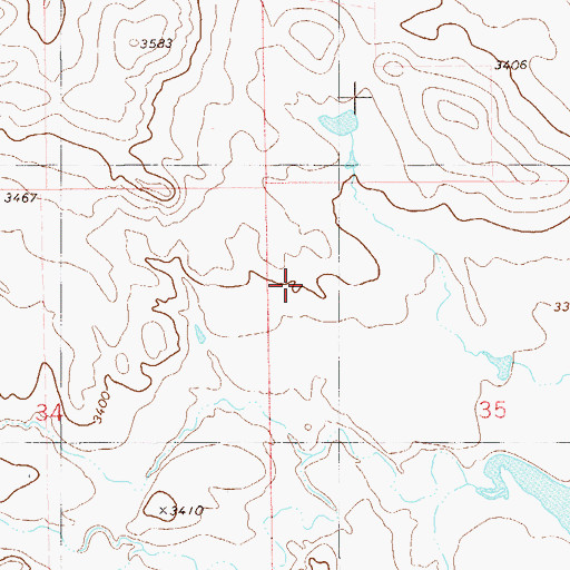 Topographic Map of Rema School (historical), MT