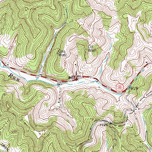 Topographic Map of Upper Addis School (historical), WV