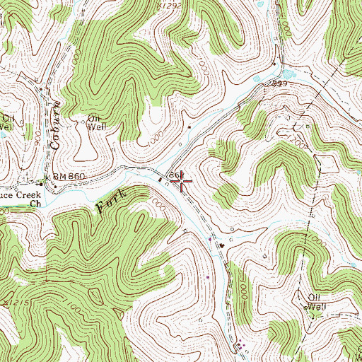 Topographic Map of Bartlett School (historical), WV