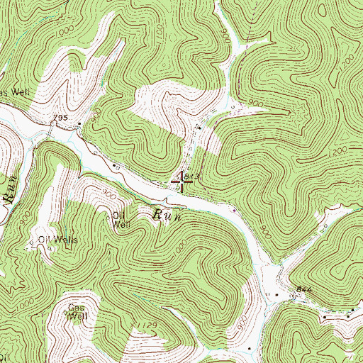 Topographic Map of Lower Lynncamp School (historical), WV
