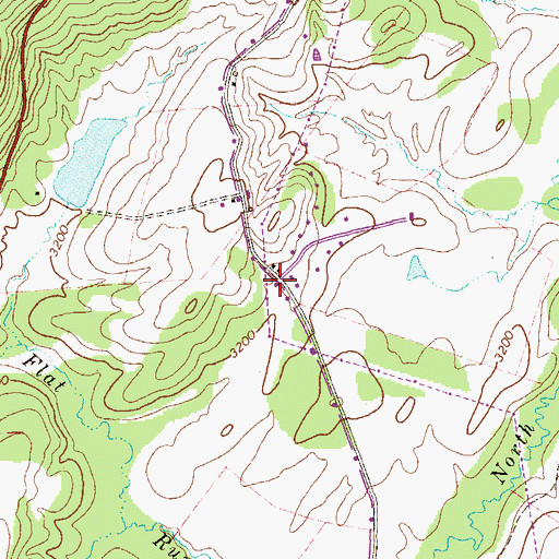 Topographic Map of Maple Grove School (historical), WV