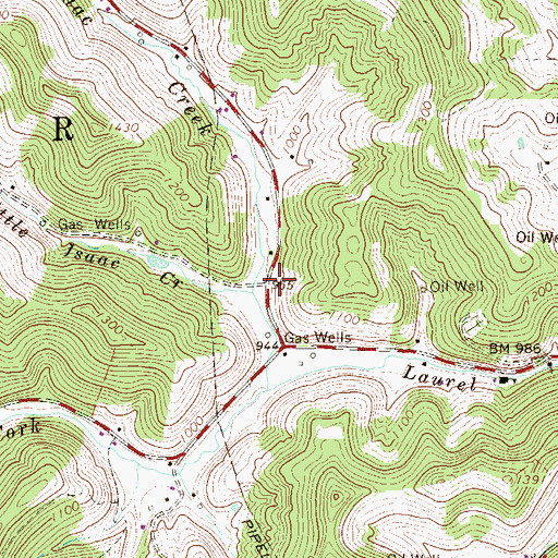 Topographic Map of Hinkle School (historical), WV