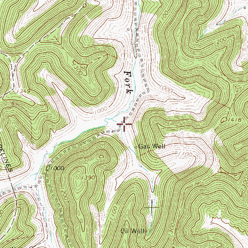 Topographic Map of Valley Church (historical), WV