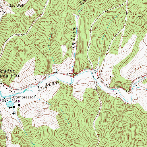 Topographic Map of Melburn School (historical), WV