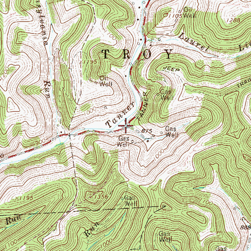 Topographic Map of Lower Newberne School (historical), WV