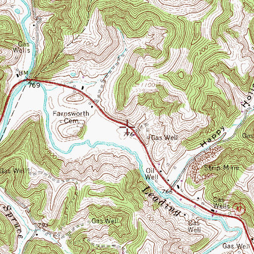 Topographic Map of Meadow View School (historical), WV