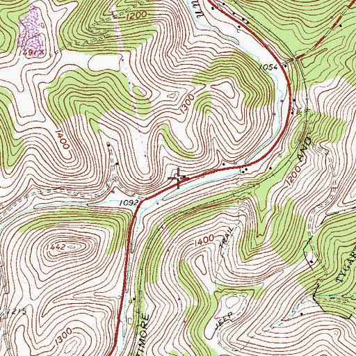 Topographic Map of Berkeley School (historical), WV