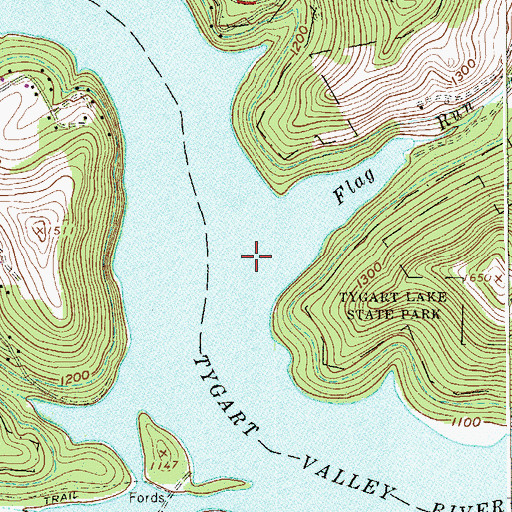 Topographic Map of Stone House (historical), WV