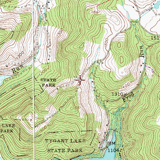 Topographic Map of Mount Airy School (historical), WV