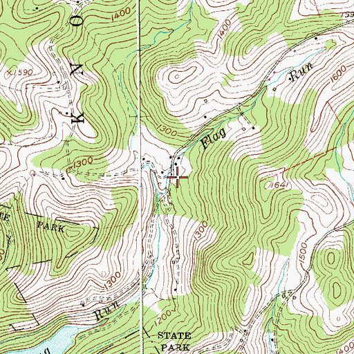 Topographic Map of Robinson School (historical), WV