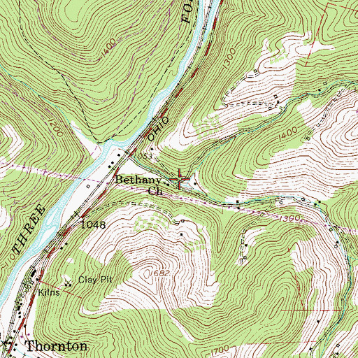 Topographic Map of Westerman School (historical), WV