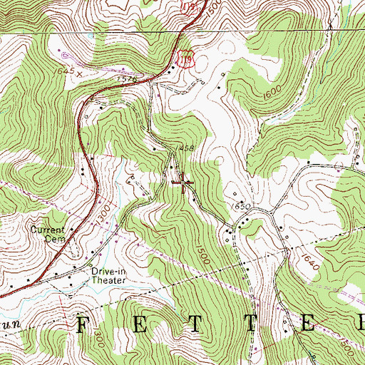 Topographic Map of Wilson School (historical), WV