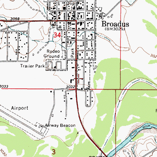 Topographic Map of Wildlife Museum, MT
